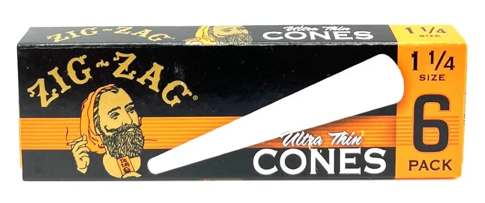 Zig Zag Ultra Thin Cones 1 1/4