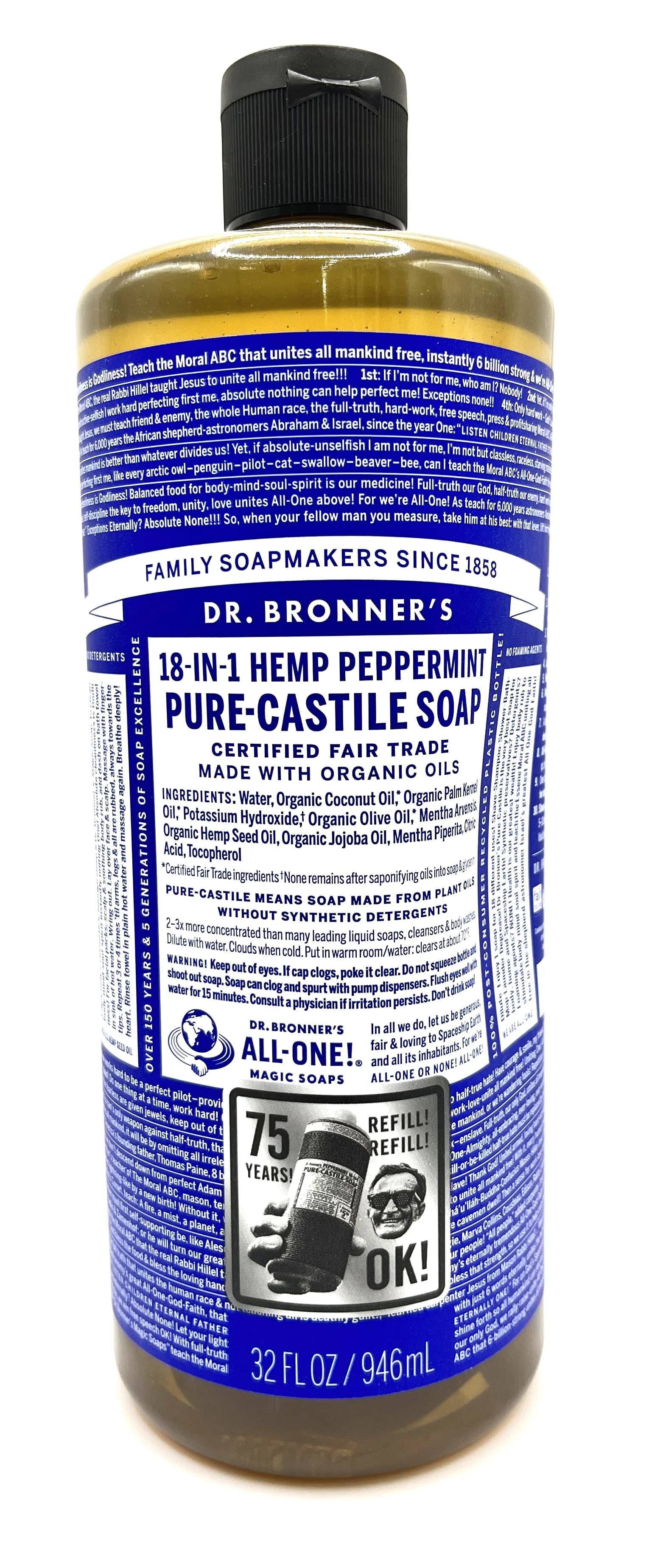 Dr. Bronners - Peppermint Soap