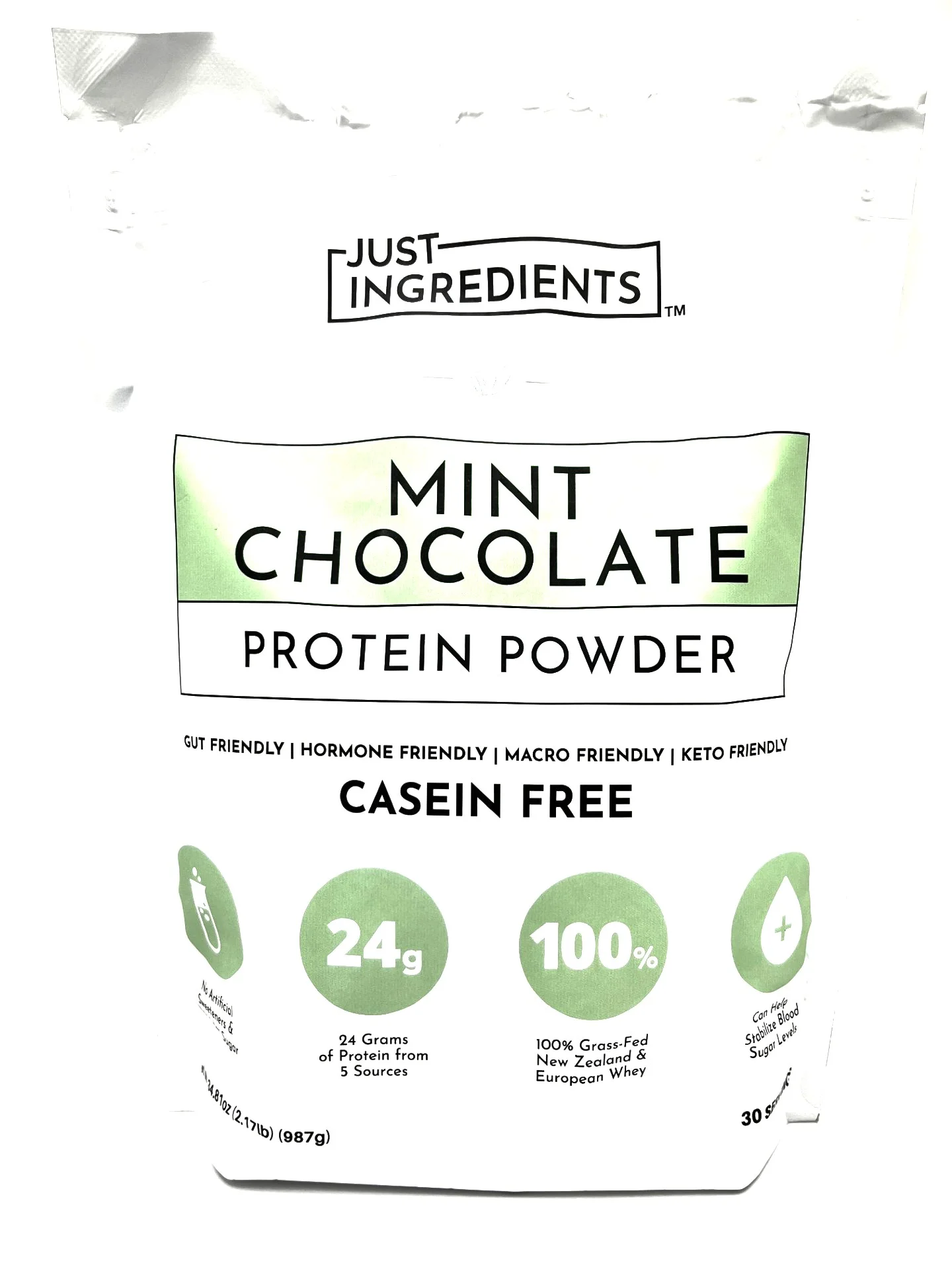 JI Mint Chocolate Protein Powder