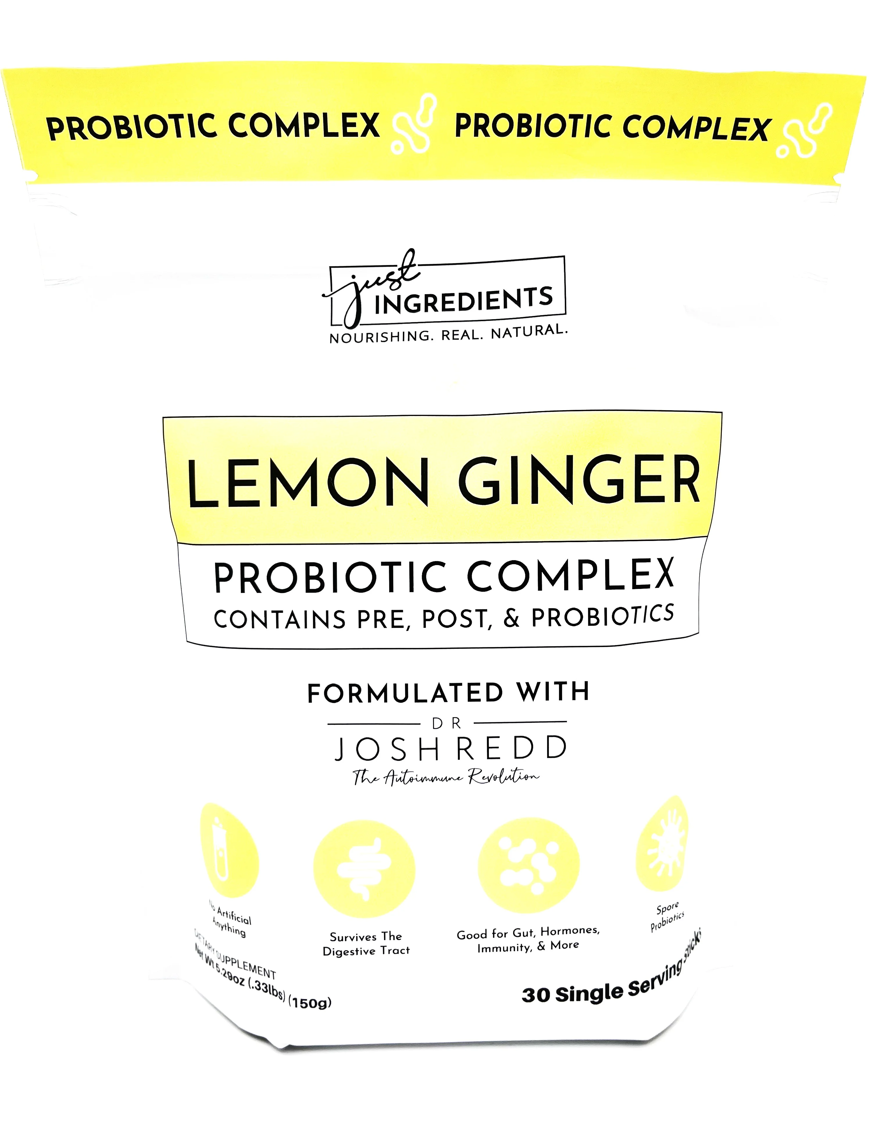 JI Probiotic Complex - Lemon Ginger