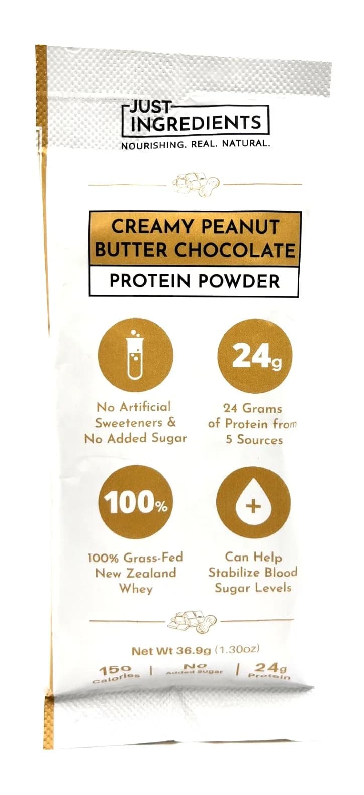 JI Creamy Peanut Butter Chocolate Protein Powder Stick