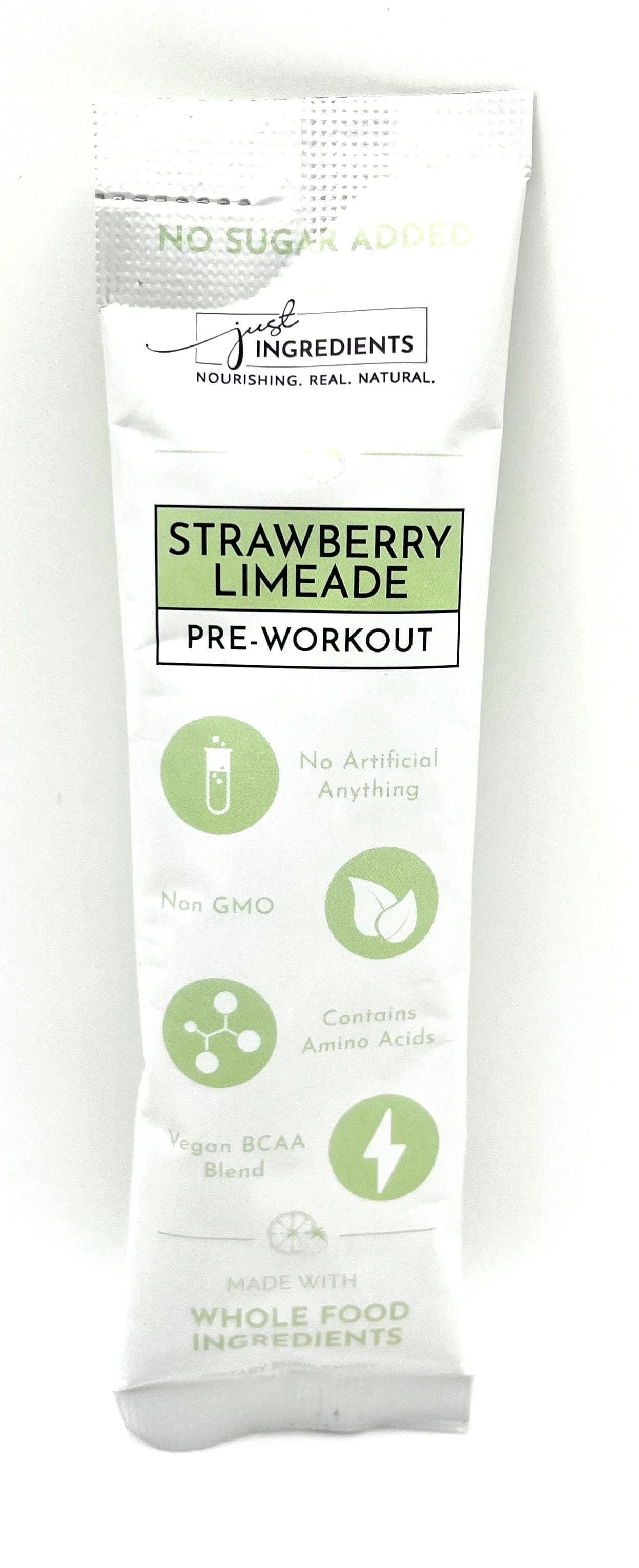 JI Strawberry Limeade Pre-Workout Single Serving Packs