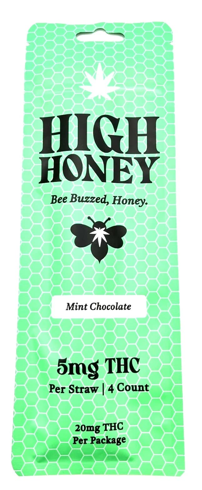 High Honey - Mint Chocolate Honey Straws