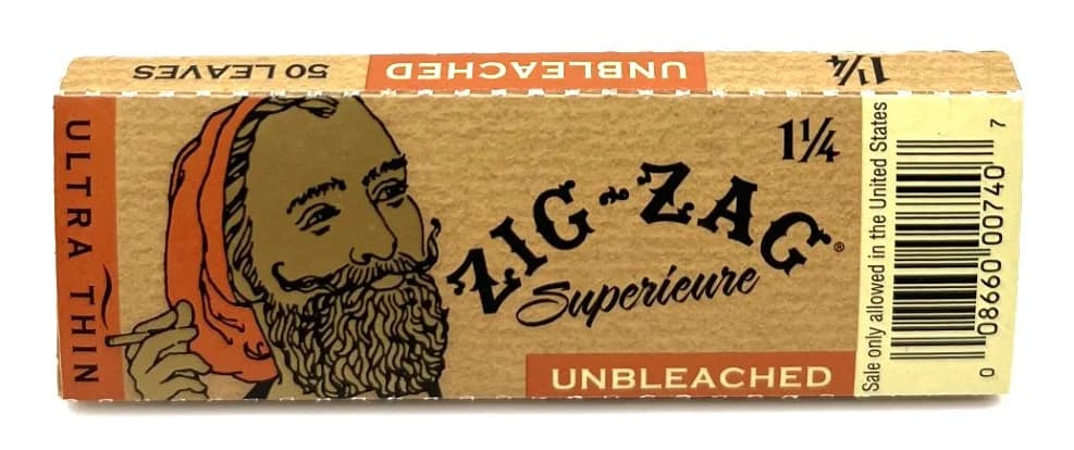 Zig Zag Unbleached 1 1/4