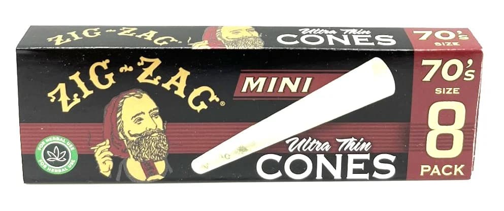 Zig Zag Ultra Thin Cones 70's Mini