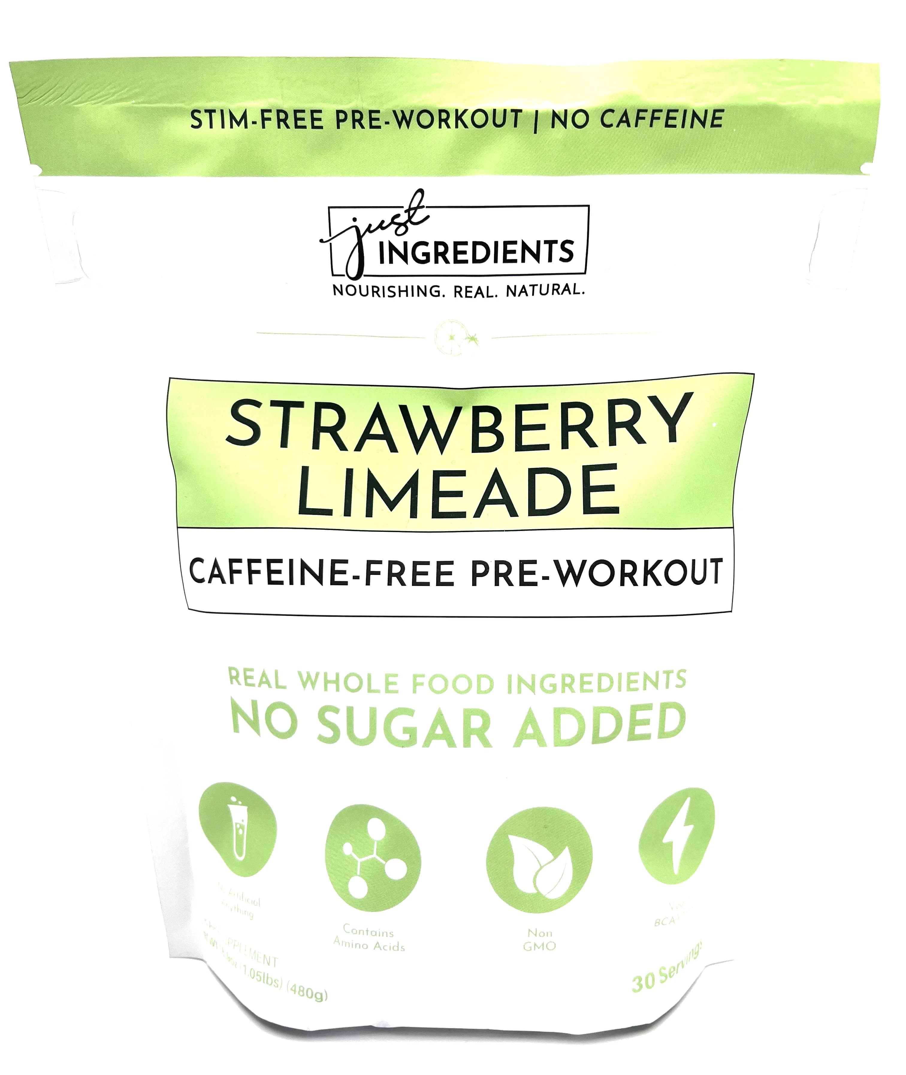 JI Caffeine-Free Strawberry Limeade Pre-Workout